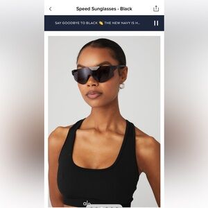 Alo Speed Sunglasses - Black